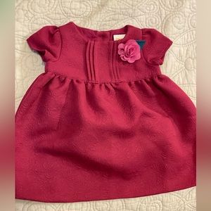 Gymboree Maroon Dress 3-6months